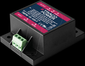 TMPW 10-115-T AC/DC power supply, 10 W, 90-305 VAC, 15 VDC/0.6 A, encapsulated
