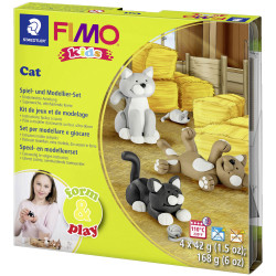 Staedtler 8034 16 LY FIMO kids clay set oven-hardens nan multipurpose modelling