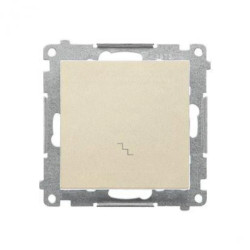 Simon 55 Łącznik schodowy (moduł) 10 AX, 250 V~, szybkozłącza Szampański mat TW6.01/144