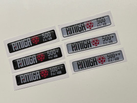 PiMiga 500 badges (Pi4)