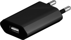 Ładowarka USB (5 W), czarna, 44949