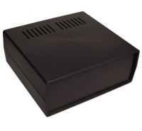 Z-17W Obudowa z tworzywa Z17W wymiary: 217x235x92mm - wentylacja - czarna - polistyren