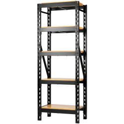 Draper 27998 BUNKER&#xAE; 22 Pcs Modular 5 Tier Racking - H/Wood Shelving 750mm