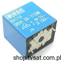 SRUH-SH-112DM Relay 12V 3A 405R THT PASI USED