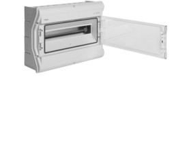 Rozdzielnica hermetyczna natynkowa 18 modułowa 1x18M drzwi transparentne IP65 vector II VE118L HAGER