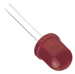 LED, THT, czerwona, 2-Pin, 2 V, 60°, Kingbright