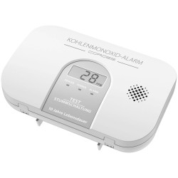 Cordes Home Security CC-4100 CO Detector Battery-Powered Temp Display