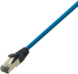 kabel LAN LogiLink CQ8036S, 1 szt., RJ45, CAT 8.1, S/FTP, 1.00 m, niebieski