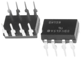 Transoptor 6N139 1-kanałowy DC 300 % Otwór przelotowy DIP 8-pinowy Vishay