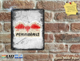 Firebird Software Logo - Rustic from a classic C64 publisher - Metal Sign