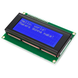 Whadda WPI450 I&#xB2;C 20X4 Blue Lcd Module