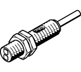 Czujniki fotoelektryczne Rozproszone Cylindryczne Festo PNP zakres 70 → 300 mm