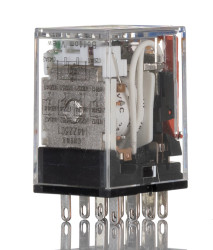 Przekaźnik mocy 24V dc 4PDT Omron 6 A 900mW, Wciskane 662 Ω Wciskane