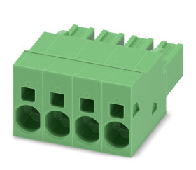 Wtykowy blok zaciskowy 4 -pinowe raster 7.62mm Wciskane Żeński Phoenix Contact