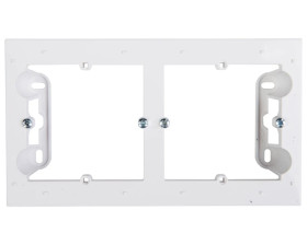 Simon 54 Premium Puszka natynkowa podwójna płytka biała DPN2/11 WMDZ-2