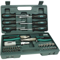 Brüder Mannesmann M29110 45-Piece Toolbox with Tools Durable Set