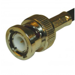 Złącze koncentryczne Montaż na kablu Męski 50Ω typ złącza Złącze BNC 4GHz Połączenie zagniatane typ kabla BELDEN 9907,