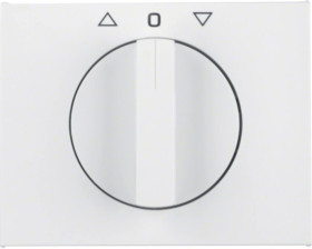 K.1 Płytka czołowa z pokrętłem do łącznika żaluzjowego obrotowego, biały 1077710900