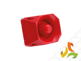 Sygnalizator akustyczny ścienny Asserta Maxi 24V DC 120dB czerwony AS/S/24/120/R IP66 7011124FUL-0012X EATON