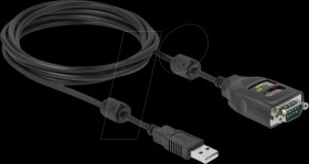 64154 Adapter cable USB to RS232, 2.5 kV galvan. Isolation, 2 m