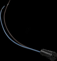 1532011 Lamp holder, G4, mini, black