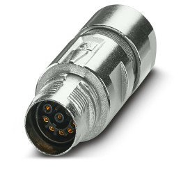 Złącze wielostykowe przemysłowe 8-pinowe M17 Montaż na kablu Gniazdo Phoenix Contact