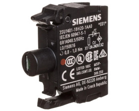 Oprawka blok LED czerwony 24-240V AC-DC montaż czołowy przył śrubowe SIRIUS ACT 3SU1401-1BH20-1AA0