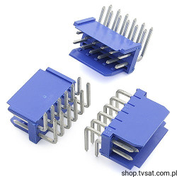 76383-406 Connector 2 x 6 Pin Horiz r 2.54 THT DUPONT