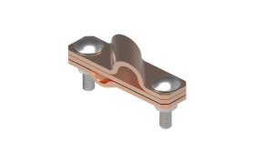 Złącze krzyżowe skośne pręt-pręt 3-elem. miedź 116.2 CU 11600203