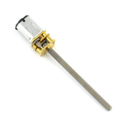 Silnik DFRobot DC 6V 120RPM z gwintowanym wałem M4x55mm