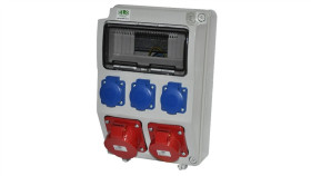 Zestaw Zasilający Pryma 9D Skośna 2X16a/5P + 3X230v Ip44 E930020530