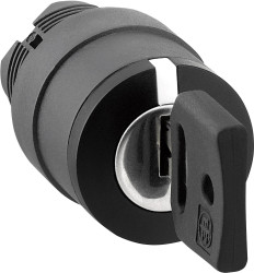 Schneider Electric ZB5AG3 ZB5AG3 Przełącznik kluczykowy (stacyjkowy), przedni element 3 x +/- 45 ° przekręcenie klucza 1