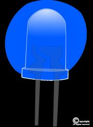 Diody LED Niebieskie