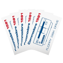 Sticker "Commodore 1581" (Set of 5)