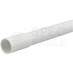 Rura elektroinstalacyjna sztywna RLM-18 gładka kielichowa 320N PVC UV biała 2m