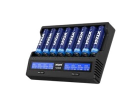 Ładowarka do akumulatorów 3.7V/1.2V XTAR VC8 USB-C