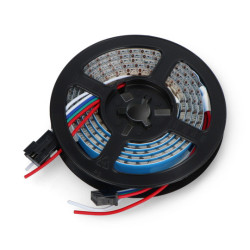 Pasek LED RGB WS2813 - cyfrowy, adresowany - 144 LED/m, 43W/m, 5V - 1m, IP65