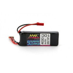 Pakiet LiPol 3E Model Max Force 400 mAh 10C 3S 11.1V