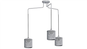 Lampa Wisząca Louise Grey 3Xe27 Mlp645 Milagro