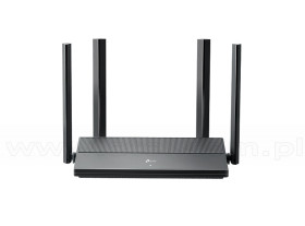 TP-Link EX141, Bezprzewodowy router dwupasmowy Dual-band AX1500, standard AX, 1500Mb/s, gigabitowe porty Ethernet