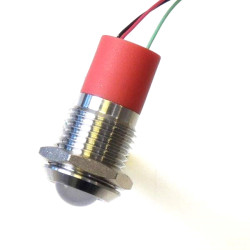 Panel LED 12V Zielony, czerwony 12mm LED Wyprowadzenia CML Innovative Technologies