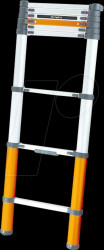 7063650 Telescopic ladder GIRAFFE AIR 2.63 m, with soft close and anti-s