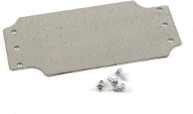 Mounting plate, steel, (L x W x H) 108 x 52 x 1.63 mm, gray, for series 1555CF/1555C2F, 1555CFPL