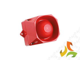 Sygnalizator akustyczny ścienny Asserta Mini 9-60V DC czerwony AS/N/S/9-60V/R IP66 7061154FUL-0105 EATON