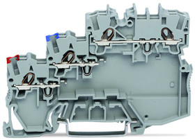 Podkładka termiczna WAGO poziomy: Potrójny 24 → 16AWGWciskany zacisk Cage Clamp TOPJOB S, 2000 13.5A