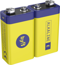 Alkali manganese-battery, 9 V, 6LR61, 9V, 9 V block, BYB-6-30A2012