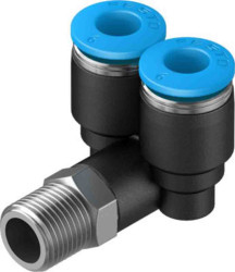 Złączka pneumatyczna Wciskane 6 mm Wciskane 6 mm Festo Adapter gwintowany rozgałęźny