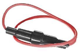 Gniazdo bezpiecznika topikowego 6,3x30mm, skręcany na przewód