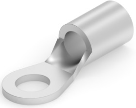 Uninsulated ring cable lug, 10.5-16.8 mm², AWG 6, 6.73 mm, M6, metal, 321598