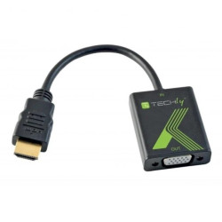 Konwerter Adapter HDMI na VGA D-Sub 1080p M/F Techly